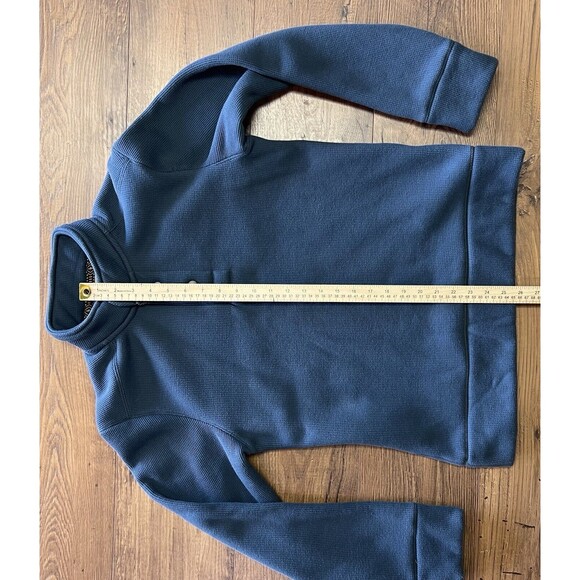Jeremiah and Sons Men’s S Small Flood Blue Sherpa Lined 3 Snap Close Pullover - Picture 6 of 11